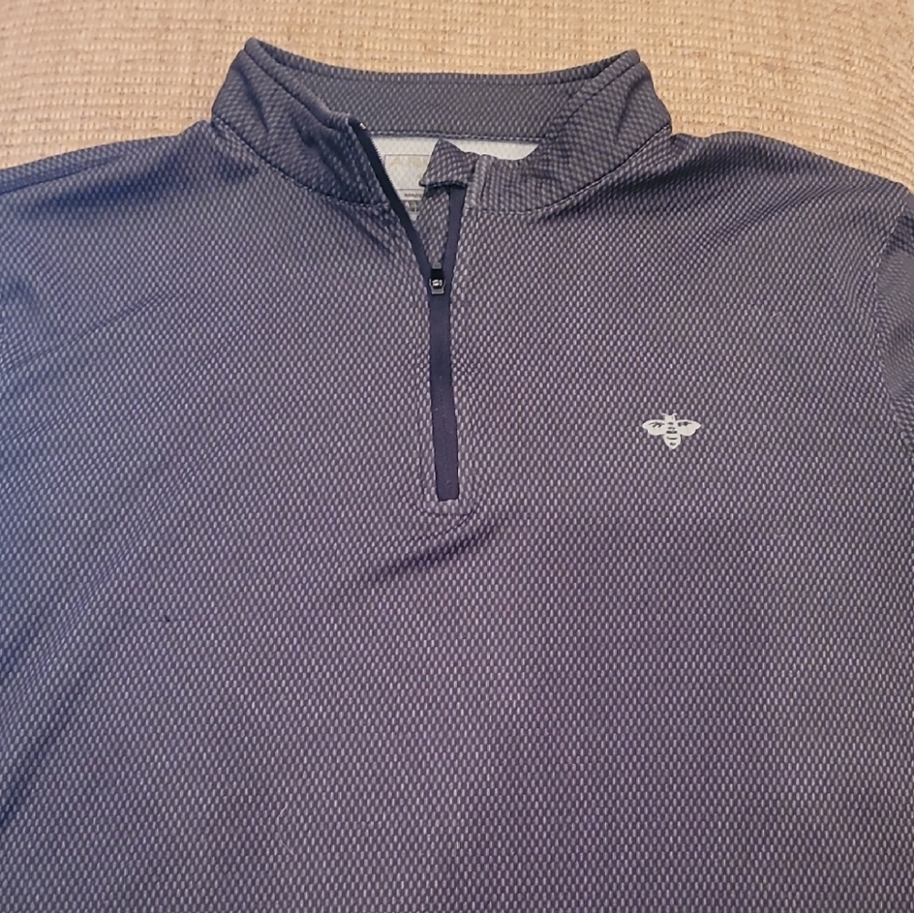 Men's Long Sleeve Shirt - Black Patterned